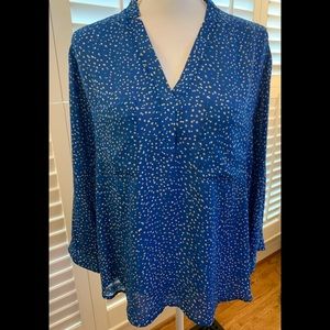 Whimsical Dot print blouse